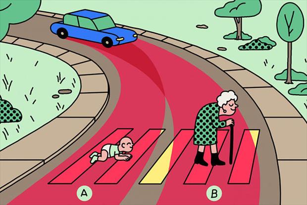 خودروهای خودران با کدام سوژه اول تصادف می‌کنند: گربه‌ها، سالمندان یا کودکان